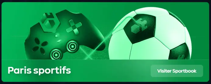 Section dédiée aux Paris Sportifs sur GAMDOM CASINO